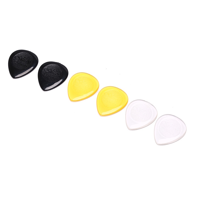 【Theredsunrisesiwy.id】6pcs durable guitar picks for acoustic electric guitar bass clear plectrum