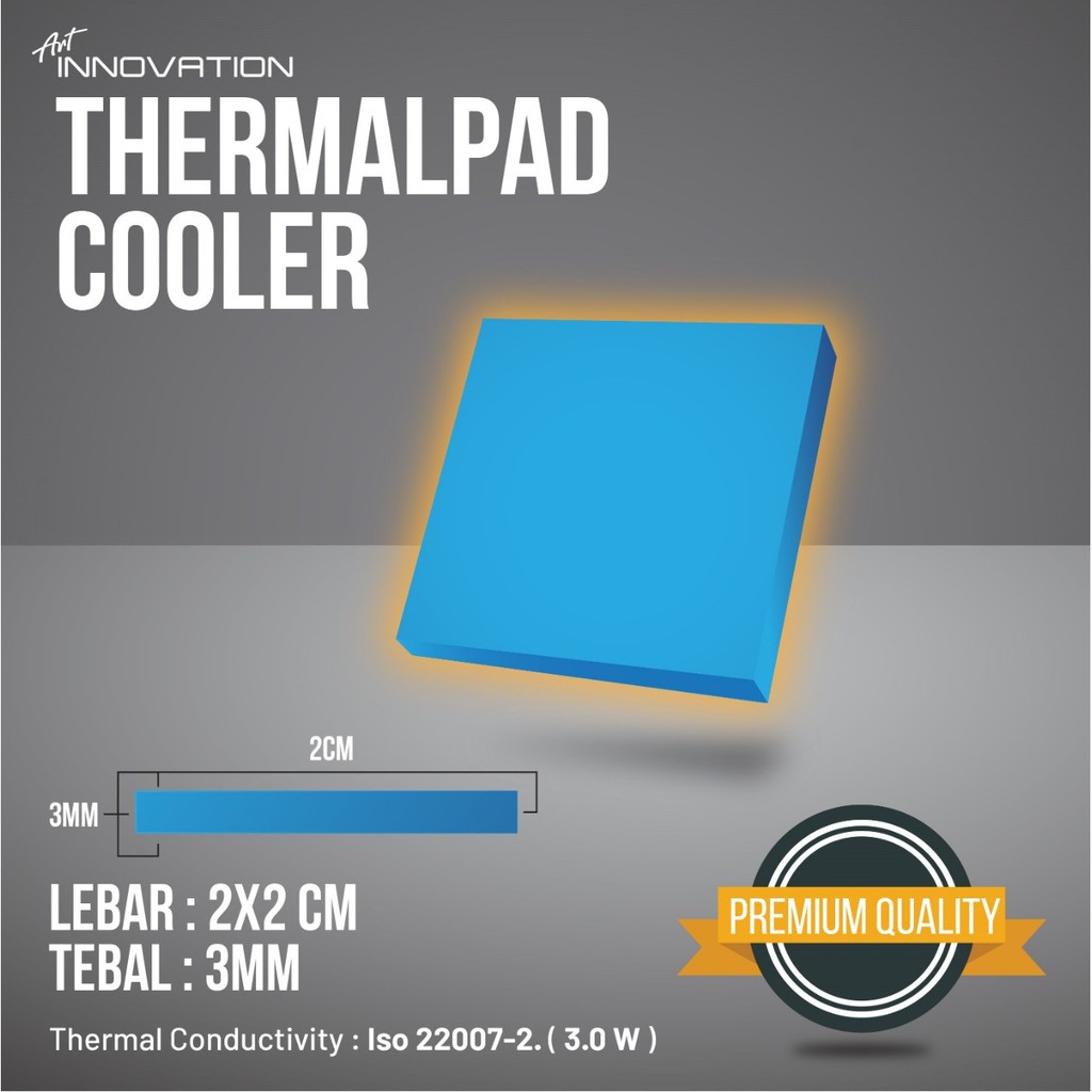 THERMALPAD CONDUCTIVE SILICONE FOR GPU HEATSINK COOLING THERMAL PAD