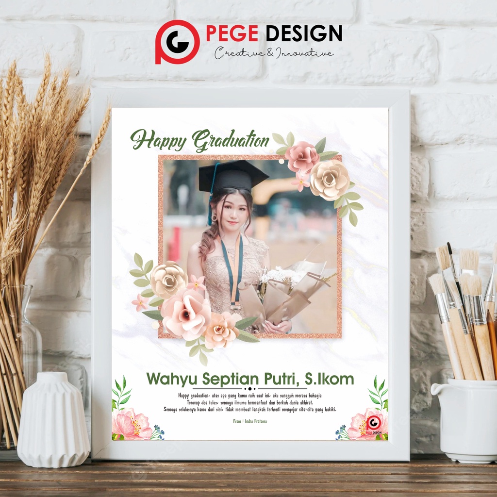 KADO HADIAH WISUDA//FOTO PIGURA WISUDA