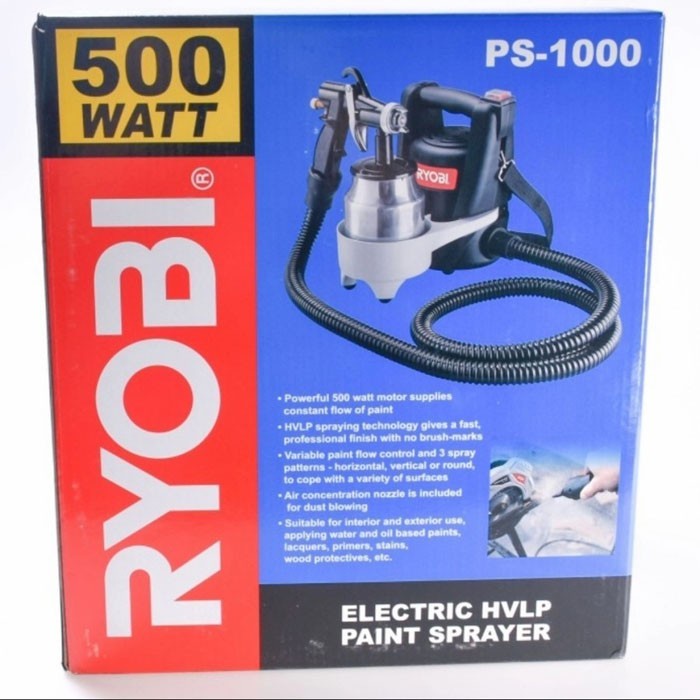 Ryobi Electric HVLP Paint Sprayer Semprotan Cat Elektrik PS-1000