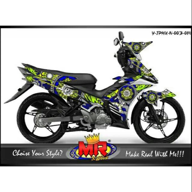 Decal Dekal Jupiter Mx New 135 Stiker Sticker Desain Suka Suka 02