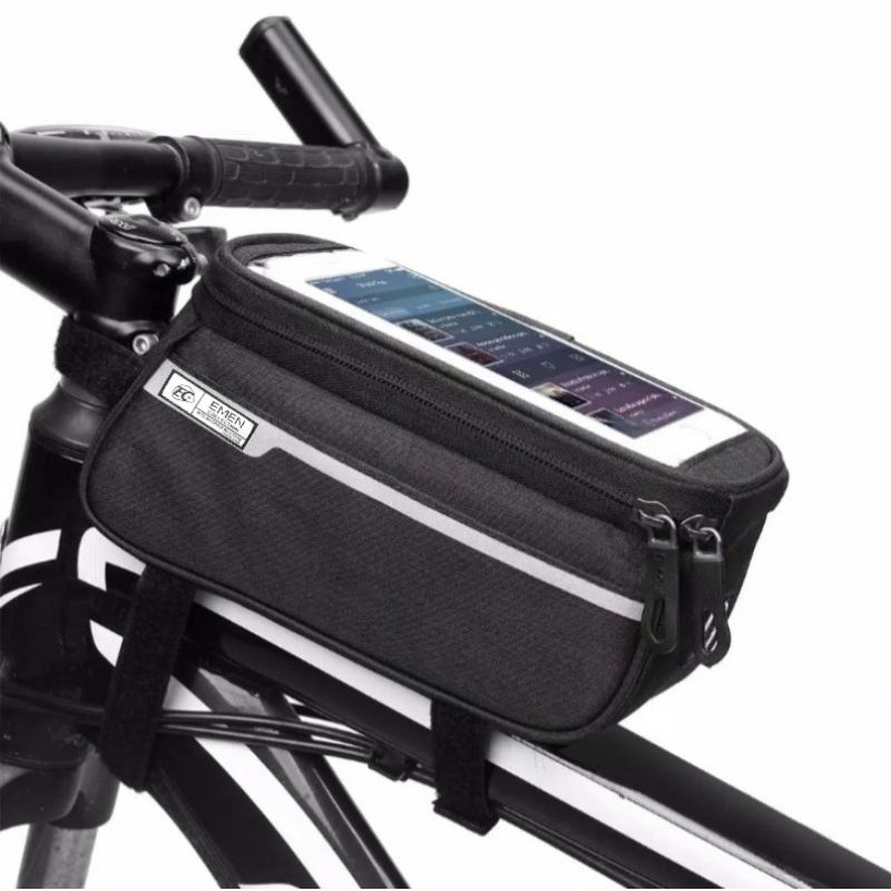 tas mika tas holder hp tas frame MTB tas sepeda lipat