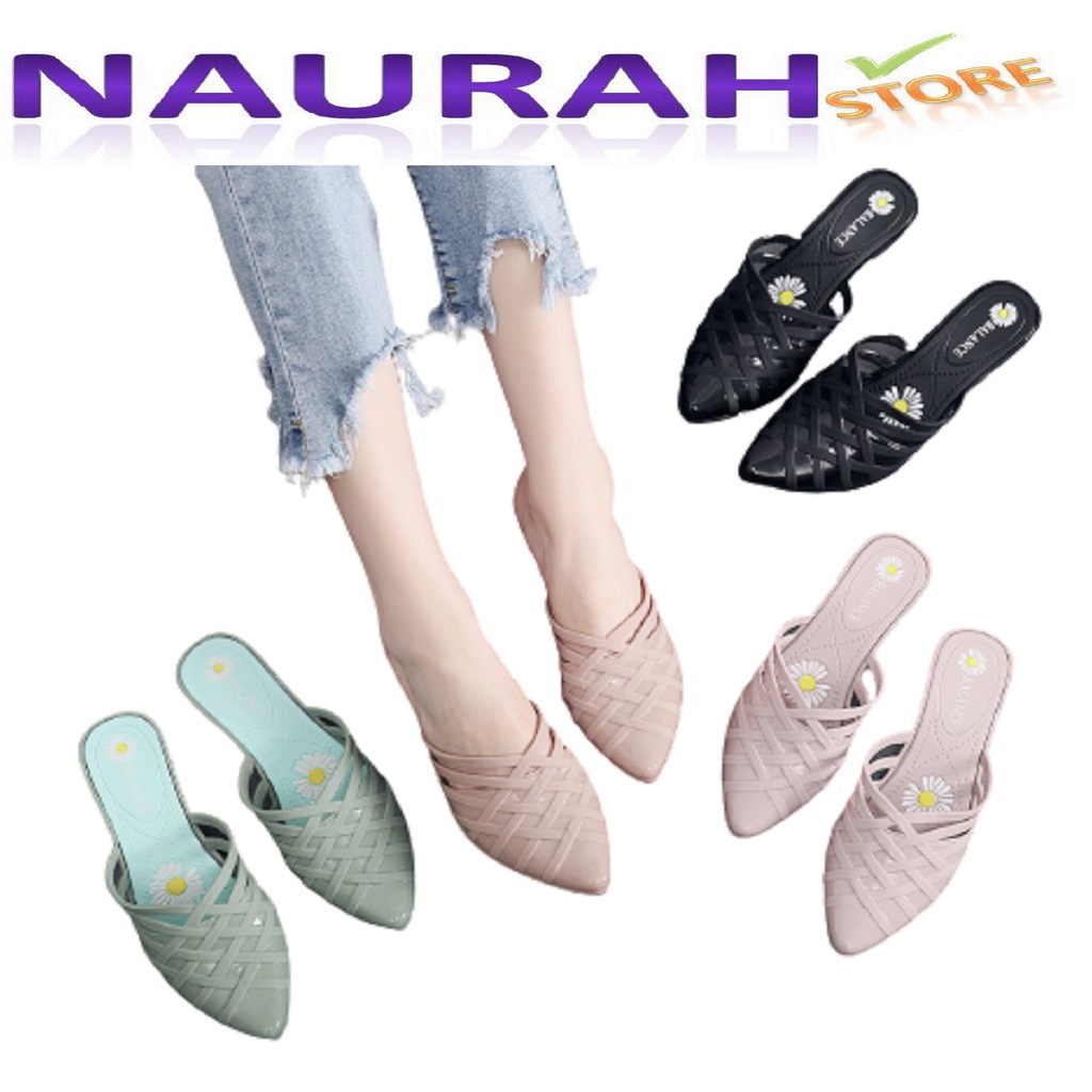 BALANCE 405 1 ORIGINAL SENDAL WEDGES WANITA SLOP LANCIP JELLY ANYAM IMPORT LENTUR DISKON PROMO MURAH