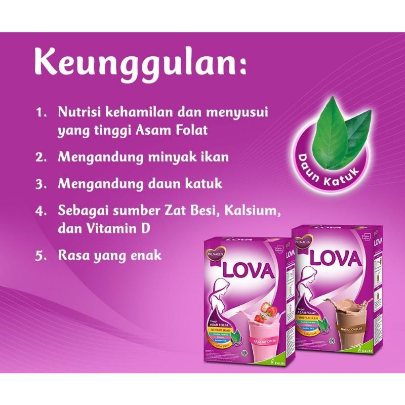 Prenagen Lova Susu Ibu Hamil dan Menyusui 120 Gram