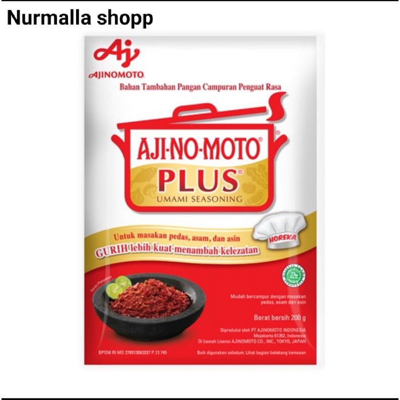 Ajinomoto PLUS  Penyedap Rasa MSG Plus - 200g