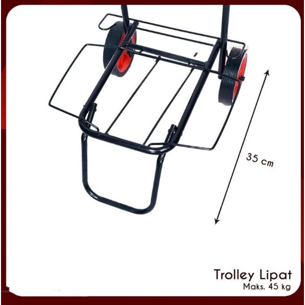 Troli Barang Troli Galon Serbaguna Bisa Dilipat Ada Tali