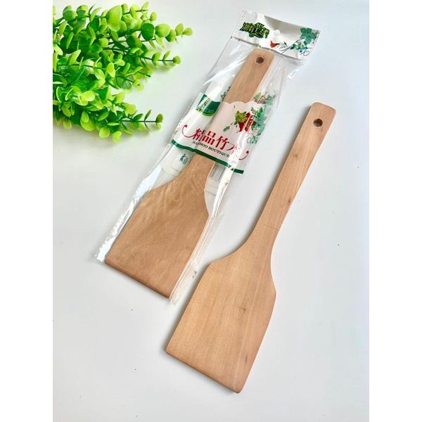 SPATULA KAYU -SENDOK MASAK -SPATULA KAYU - ALAT DAPUR