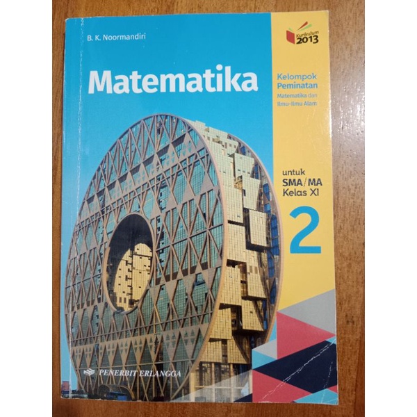 

Buku Matematika Peminatan Kelas 11 Erlangga Kurikulum 2013