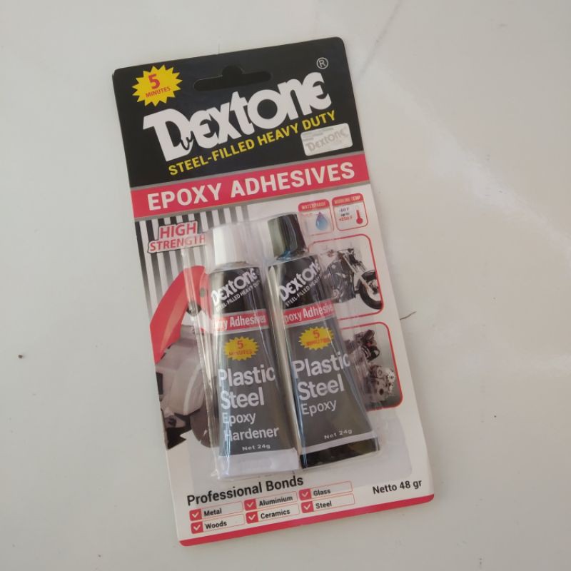 

LEM BESI 5 MENIT DEXTONE LEM EPOKSI LEM 5 MENIT 48GRAM ORIGINAL