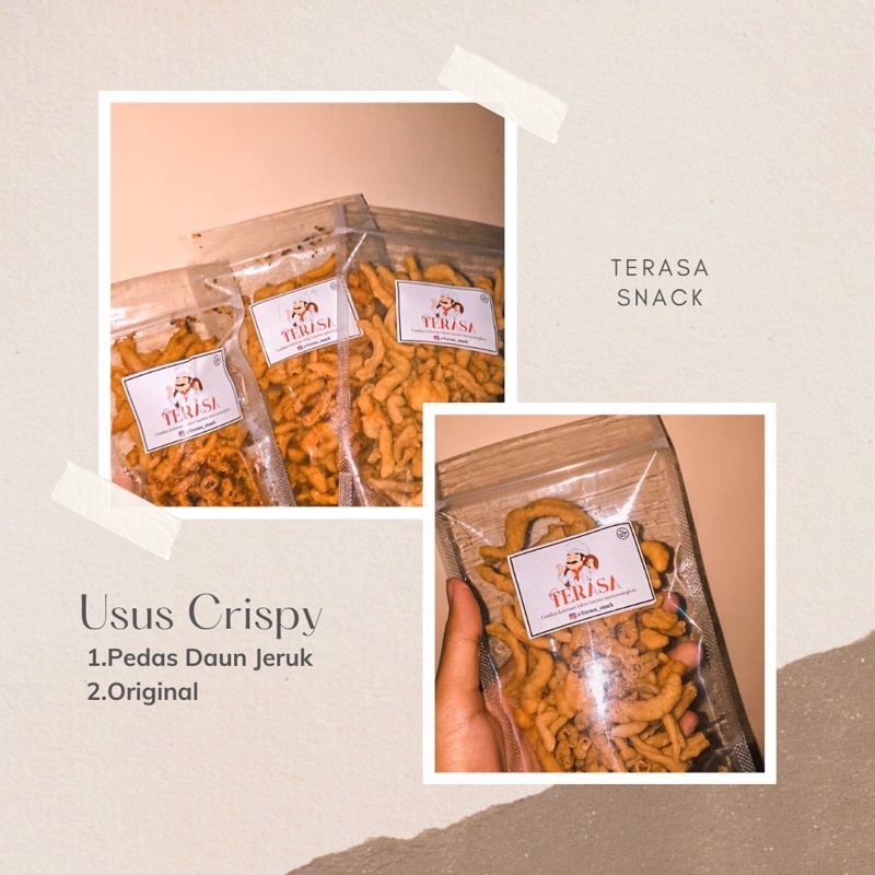 

Keripik Usus Crispy-100gr-ususgoreng-enakbanget-ususenak-ususpedas-pedas