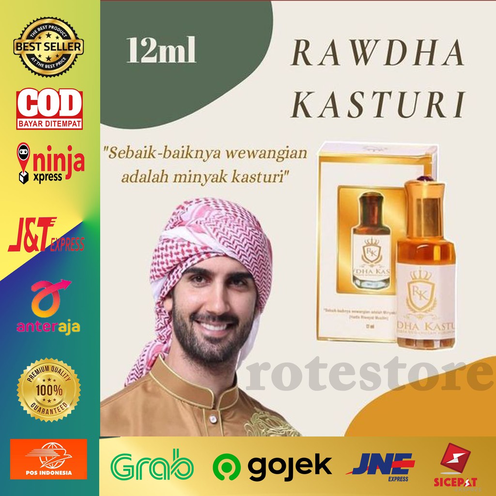 #Parfum Sholat Non Alkohol Musk Ar Raudhah Minyak Wangi Rawdha Kasturi Masjid Nabawi