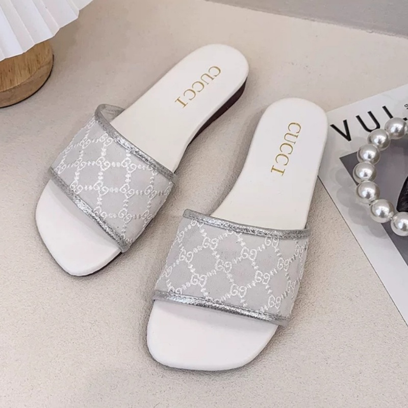 DDS1028 Sandal Slop Wanita Fashion Import G Mesh Ready Jakarta Bisa COD (NO BOX)