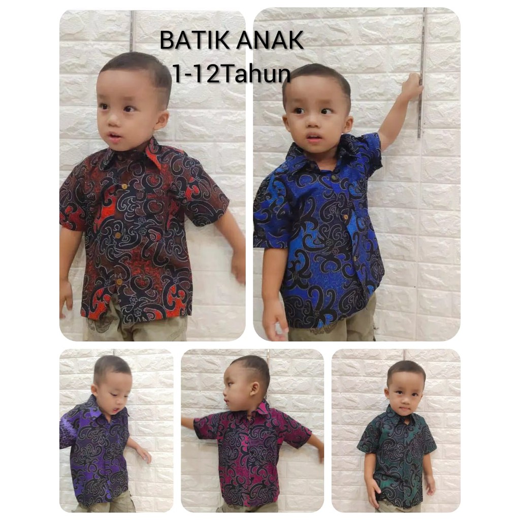 BATIK ANAK LAKI LAKI USIA 1 SAMPAI 13TAHUN