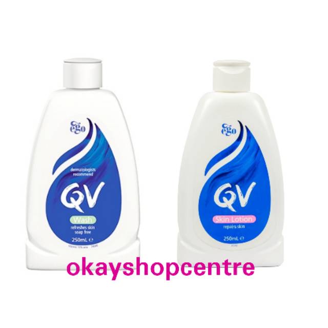 Ego QV wash / skin lotion 250 ml / cream 100 ml no fragrance