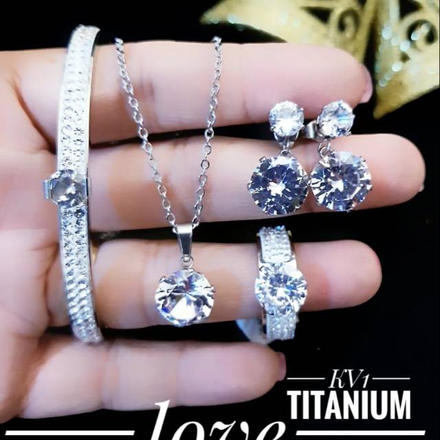 Titanium set perhiasan 1159k