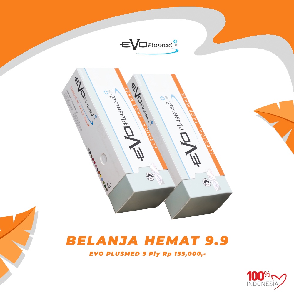Evo Plusmed Masker Medis 5 Ply Tebal