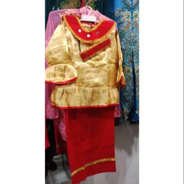 Baju adat betawi anak cadar pengantin betawi