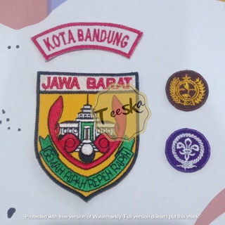 Jual Set Atribut Seragam Pramuka Logo Tunas Kelapa Dan Wosm, Logo ...