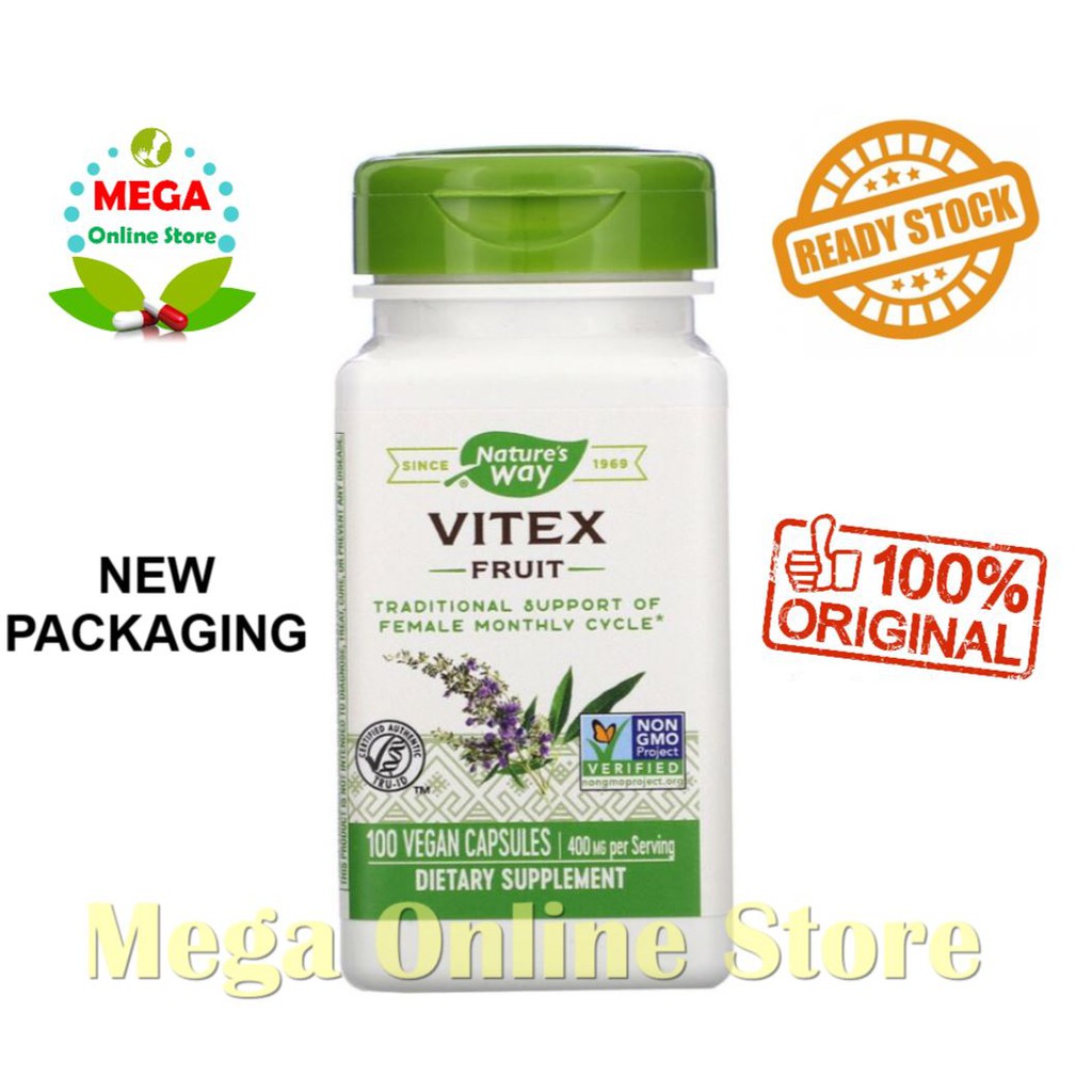 Nature's Way Vitex 100 Kapsul Vegetarian