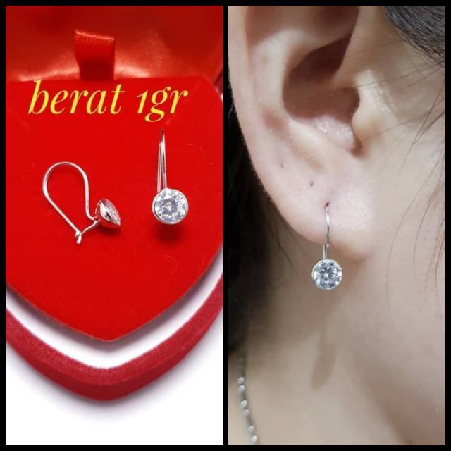 Anting Wanita Perak 925 Anting Dewasa Silver Asli Sterling Silver / AT60
