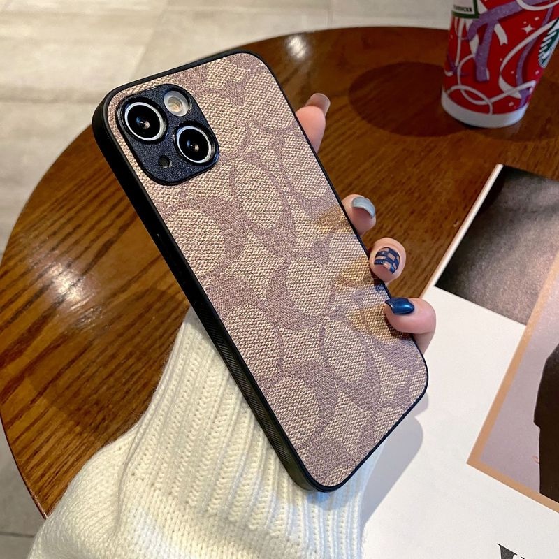Soft Case Bahan Kulit Gaya Eropa Dan Amerika Untuk iPhone 14 13 12 11 Pro X XS MAX XR 14 Plus