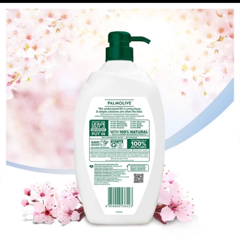 Palmolive sabun mandi naturals milk 1L