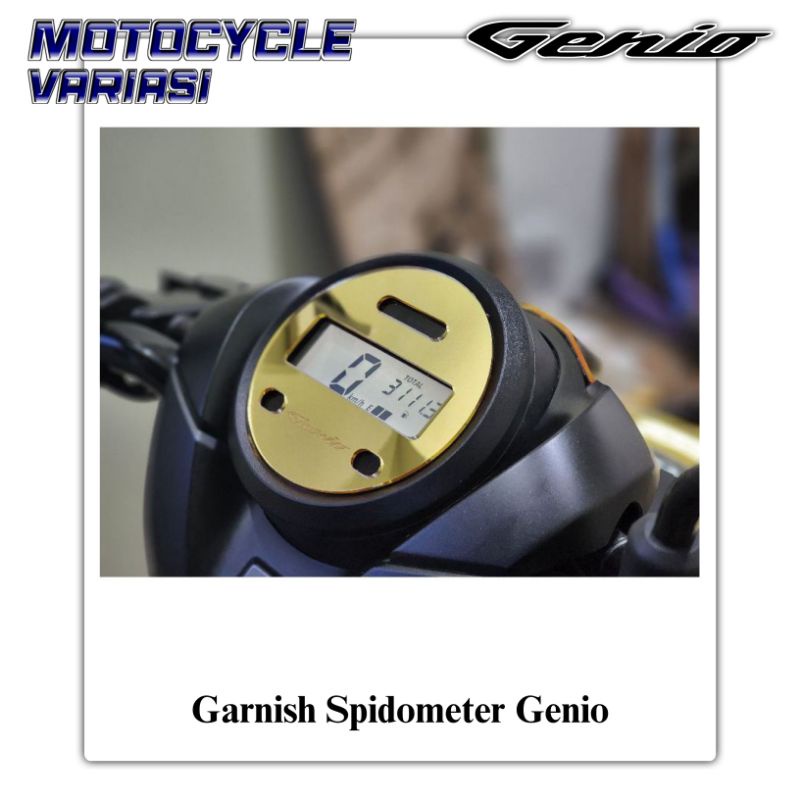 Garnish Speedometer Genio Garnis Cover Spidometer Genio Antigores Spidometer Genio