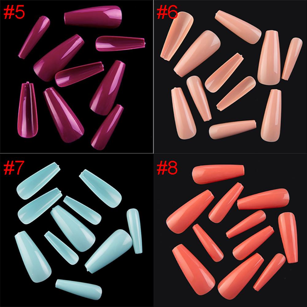 Mxbeauty Alat Nail Art Acrylic Candy Color Manicure Matte Kuku Palsu Ekstensi