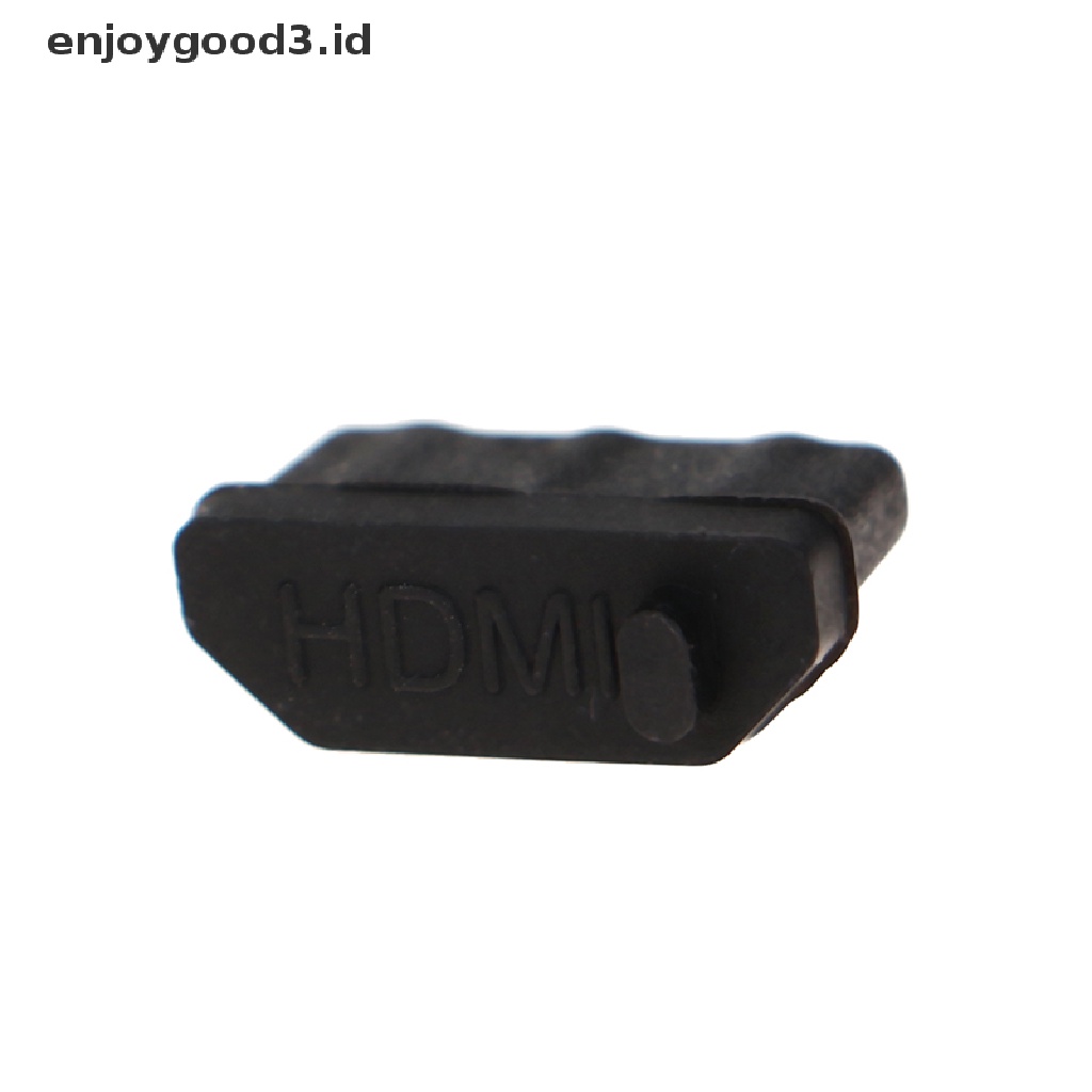(Rready Stock) 10 Pcs Cover Penutup Port HDMI Female Bahan Karet Anti Debu (ID)