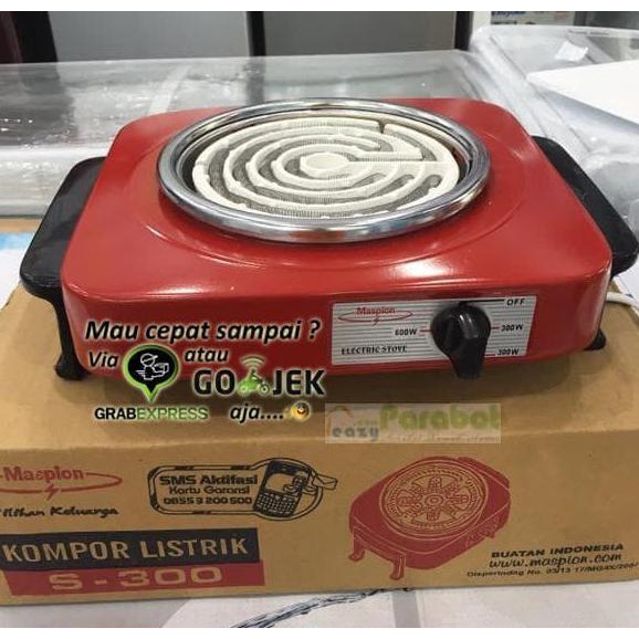 Kompor Listrik Maspion S300 Garansi Toko Dan Garansi Resmi Termurah