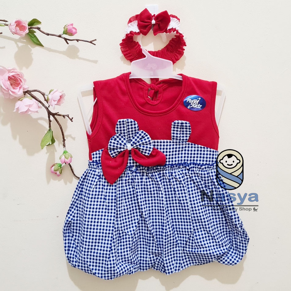 [ PROMO 7.7 ] [P-044]  Baju Bayi 0-6 bulan / Dress Bayi Perempuan