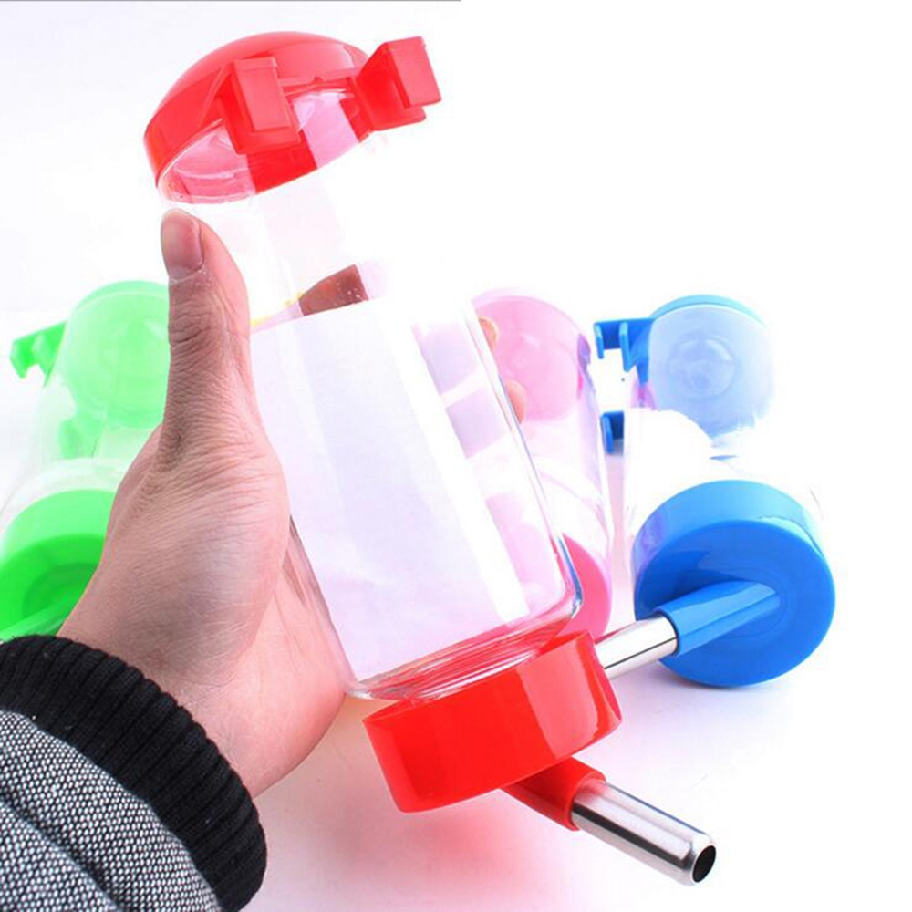 【COD Tangding】80/125/250ML Hamster Drinker Plastic Hanging Rabbit Water Bottle Dispenser Feeder