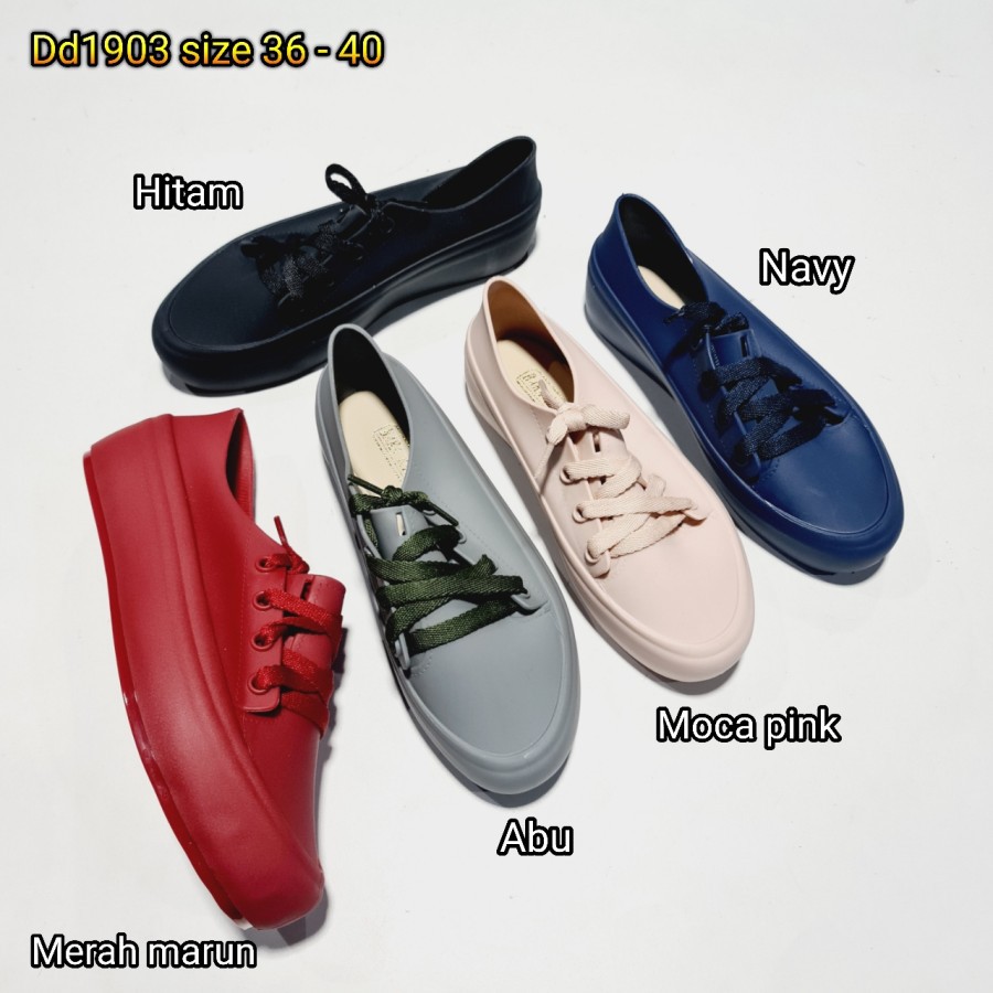 BARA BARA ORIGINAL jelly shoes sepatu karet murah empuk wanita sneaker luna maya import barabara dd1903