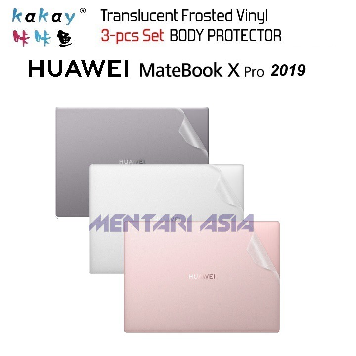 Body Protector HUAWEI MateBook X-Pro 2019 - KAKAY MATTE Translucent Vinyl