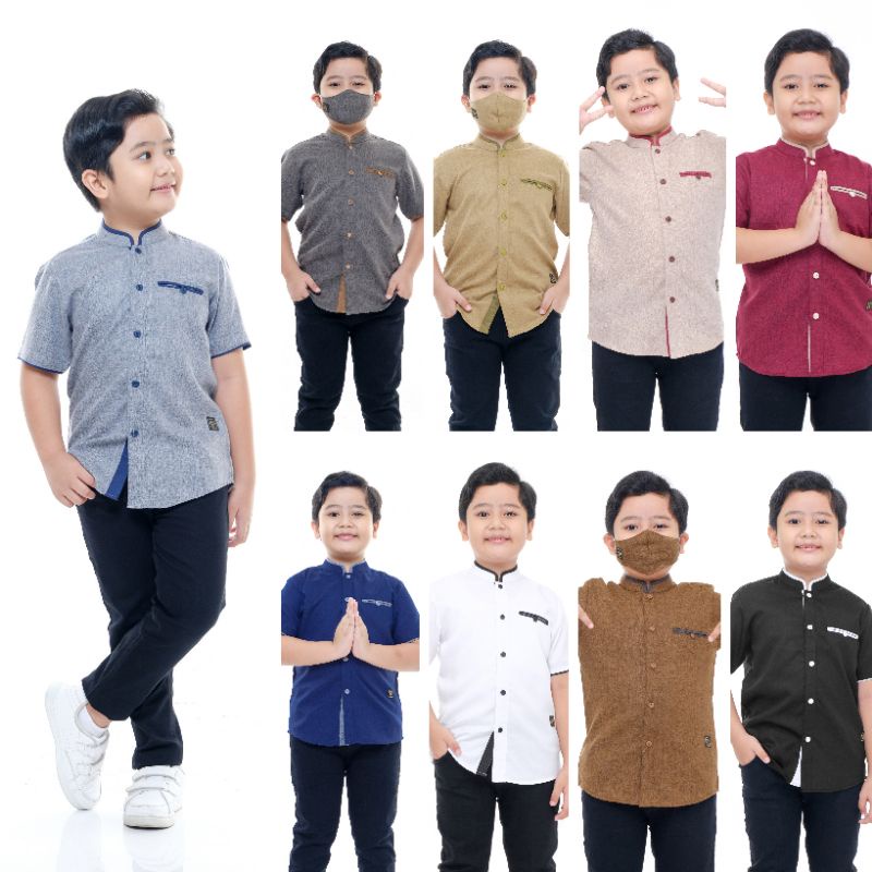 Kemko Anak Azran | Kemeja Anak | Kemeja Jahitan Premium