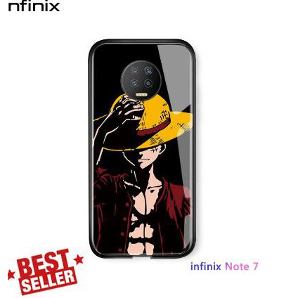 Case Infinix Note 7 One Piece Luffy Gambar Fuze Hard Glossy Anime Mhs-1370