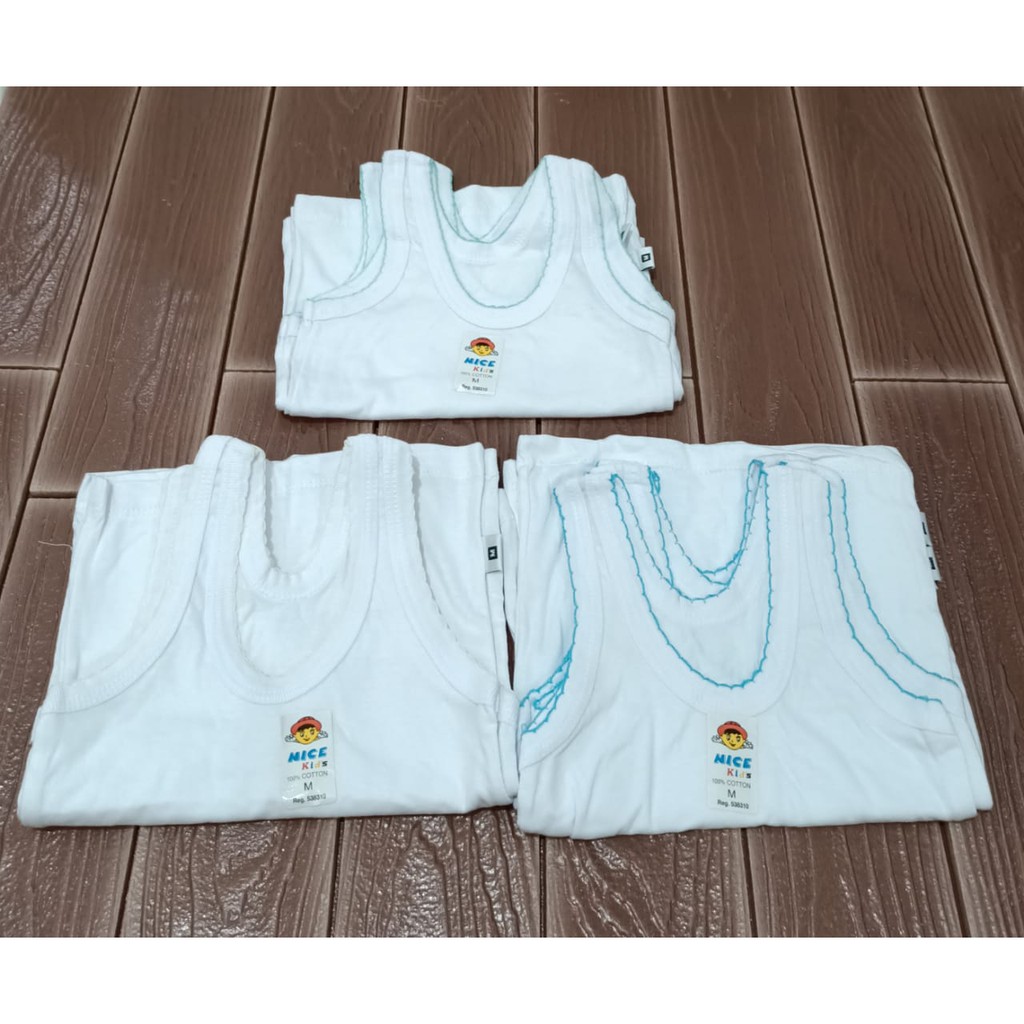 3 PCS Singlet anak Merk Nice Kids