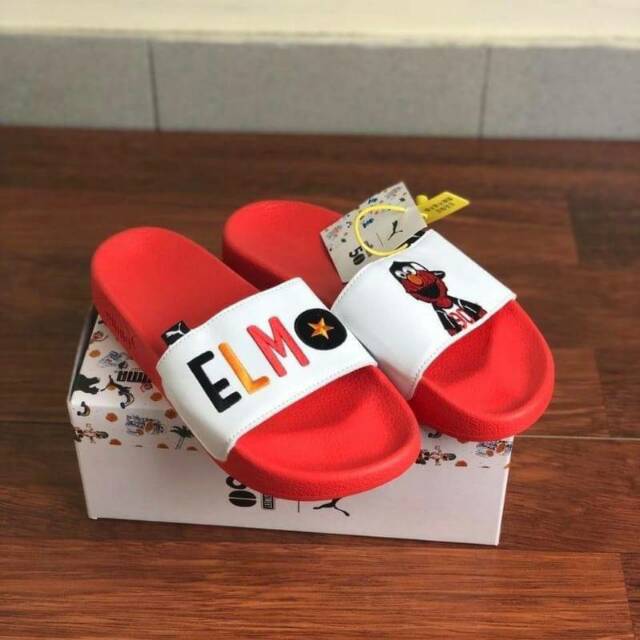 Sandal Puma elmo Red Sandal Wanita Sandal Cewek