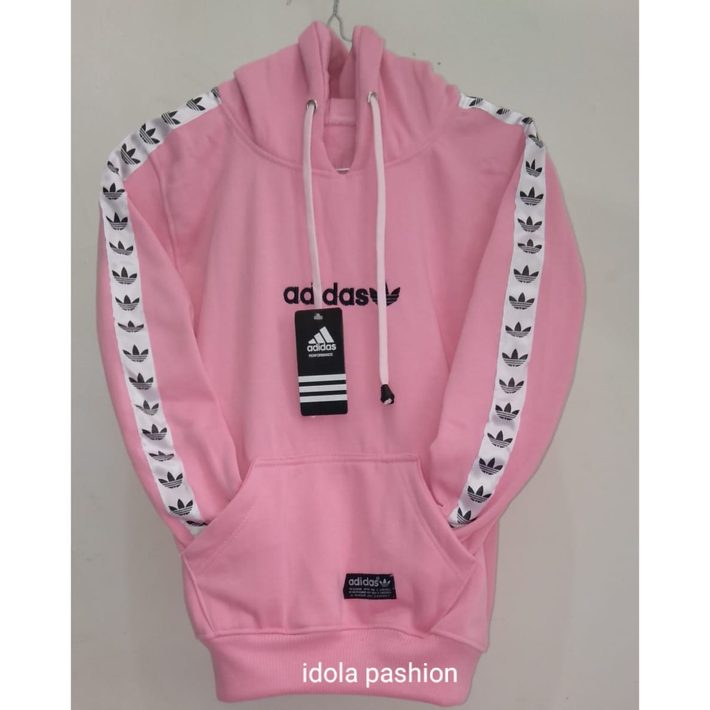 [ Bayar Ditempat ] Jaket Anak / Sweater Hoodie Adidas Tnt Pink Anak Usia 6-12 Tahun Bahan Tebal