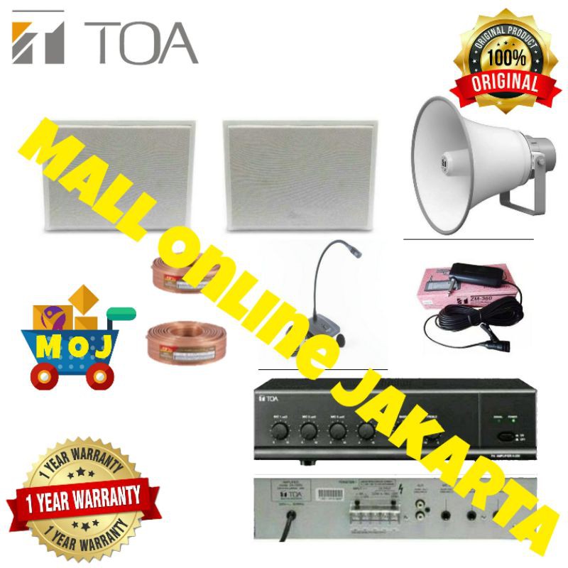 Paket sound system toa masjid audio sistem mesjid mushola type 2