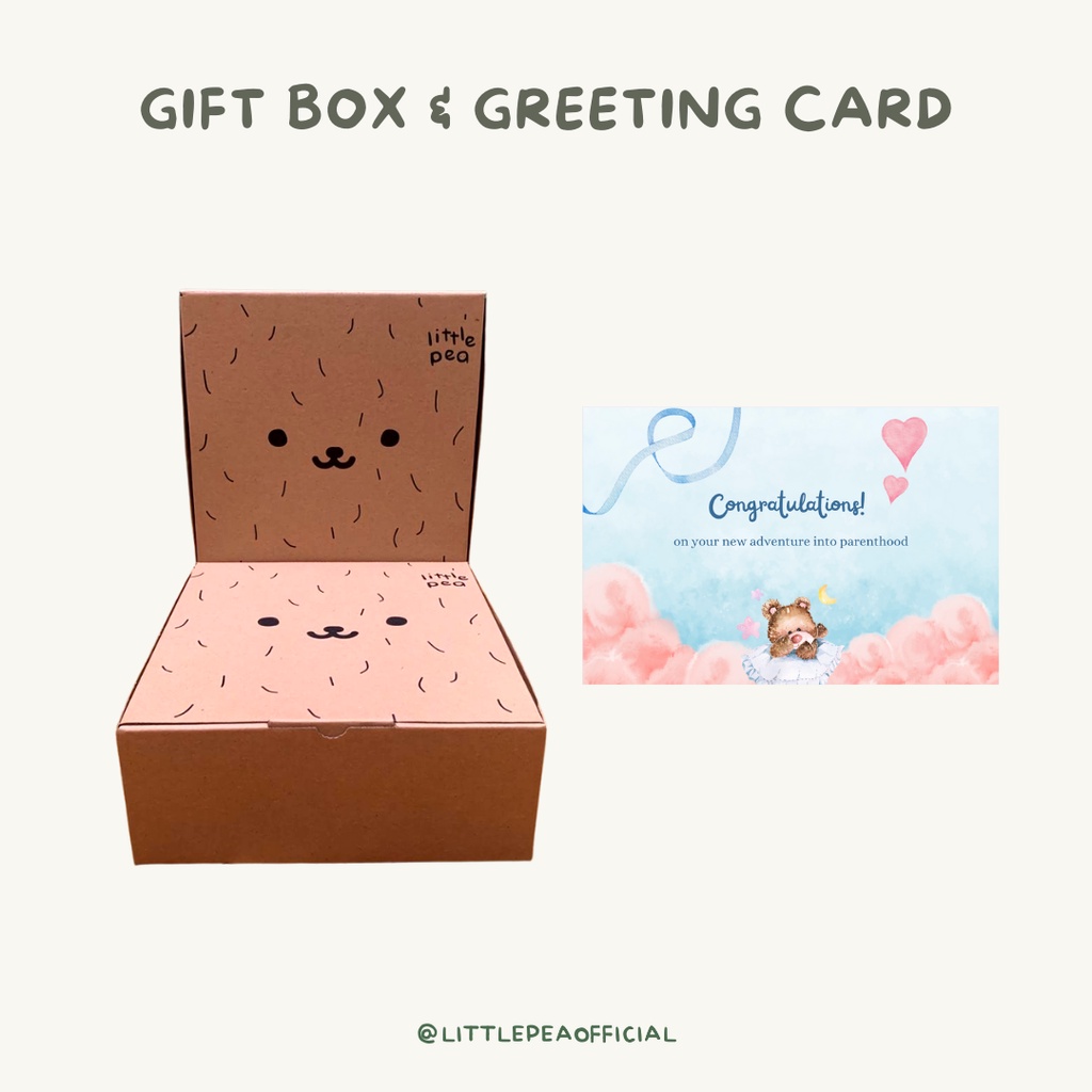 Jual Little Pea Gift Box dan Greeting Card Box untuk hadiah dan kartu