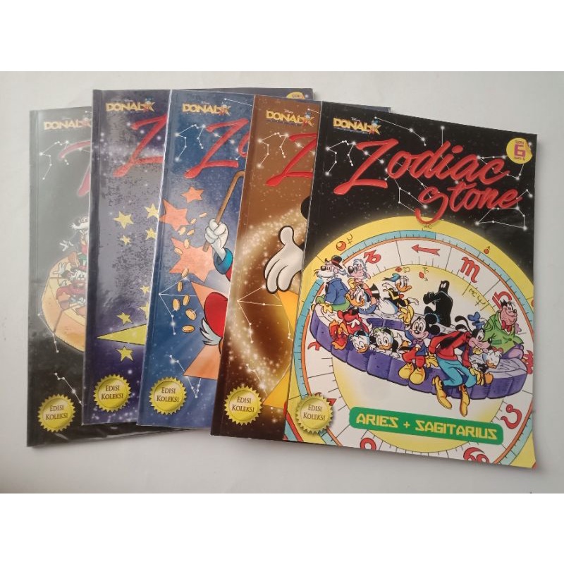 Majalah Donal Bebek Edisi Koleksi Zodiac Stone (bekas)