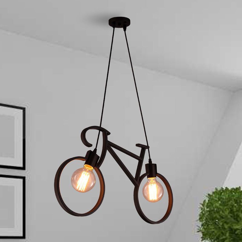 [COD] KAP LAMPU GANTUNG SEPEDA / NORDIC IRON BIKE VINTAGE DEKORASI LAMPU GANTUNG BESI