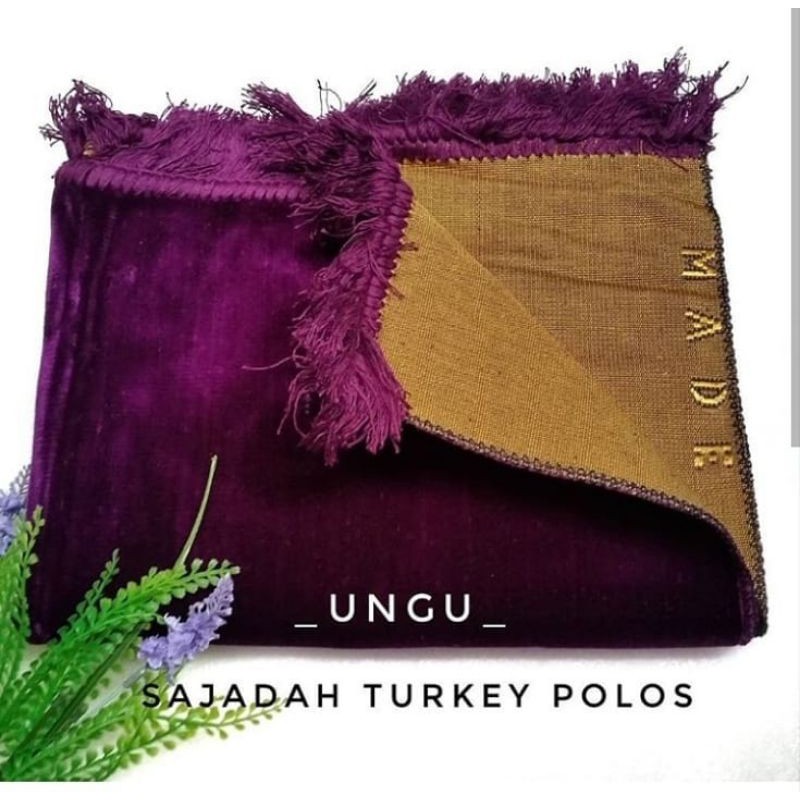 Sajadah Turkey Warna Ungu