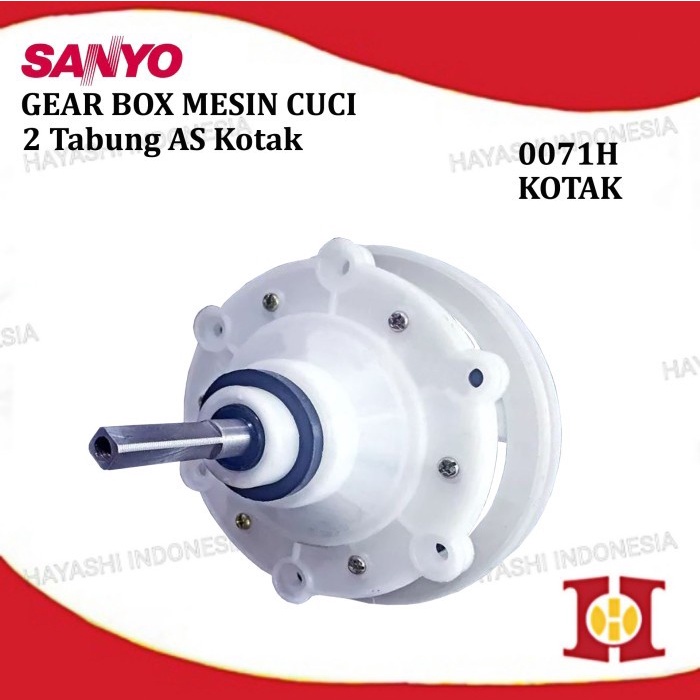 Gearbox Gerbox Girbox Mesin Cuci 2 Tabung SANYO Gear Box AS Kotak 3cm