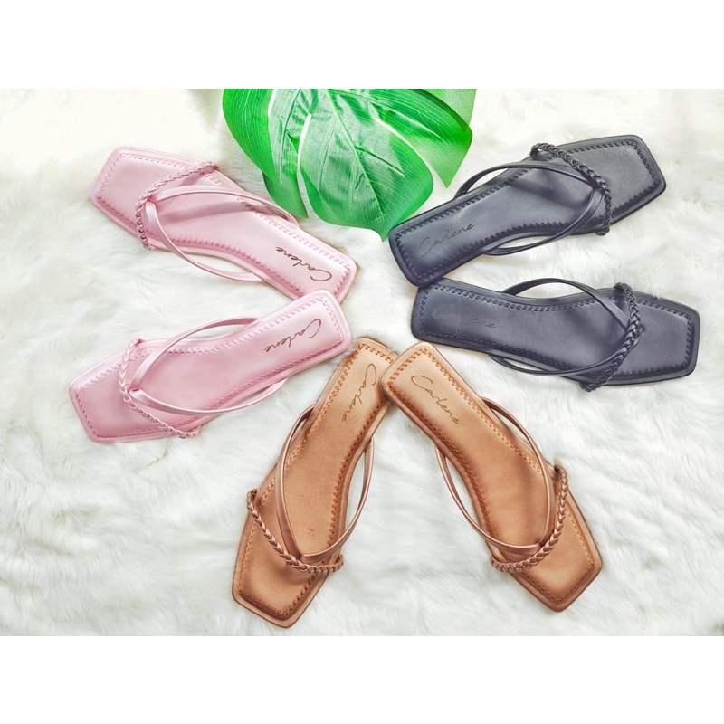 THE CARLENE - sandal flat kepang