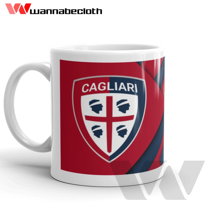 Mug Cagliari Gelas Cagliari Mug Bola Gelas Bola Mug Custom Mug Unik Cetak Mug Cagliari