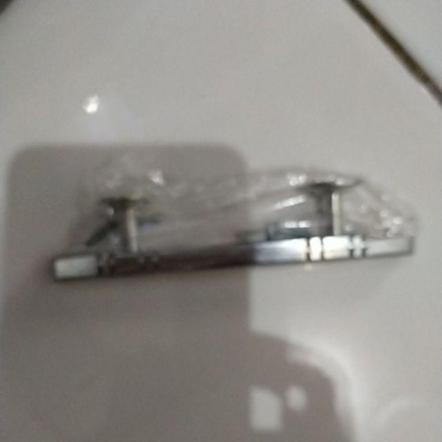 (bisa Cod)handle Tarikan Laci Almari Jendela 12 Cm Chrome Dan Cat Natural Kotak Minimalis