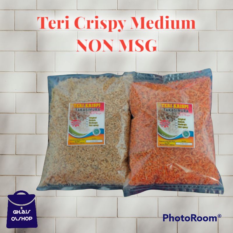 

Teri crispy medium kiloan 1kg khas Madura original/balado/barbeque/hot spacy