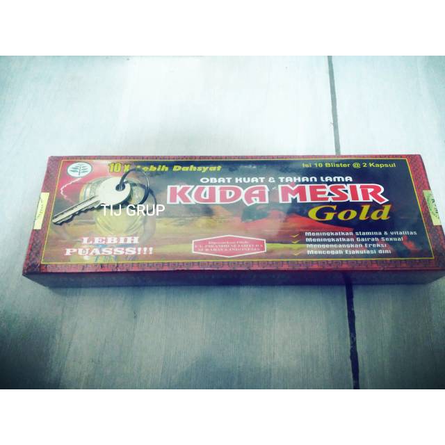 

Kuda mesir gold kemasan baru 1000% original plus